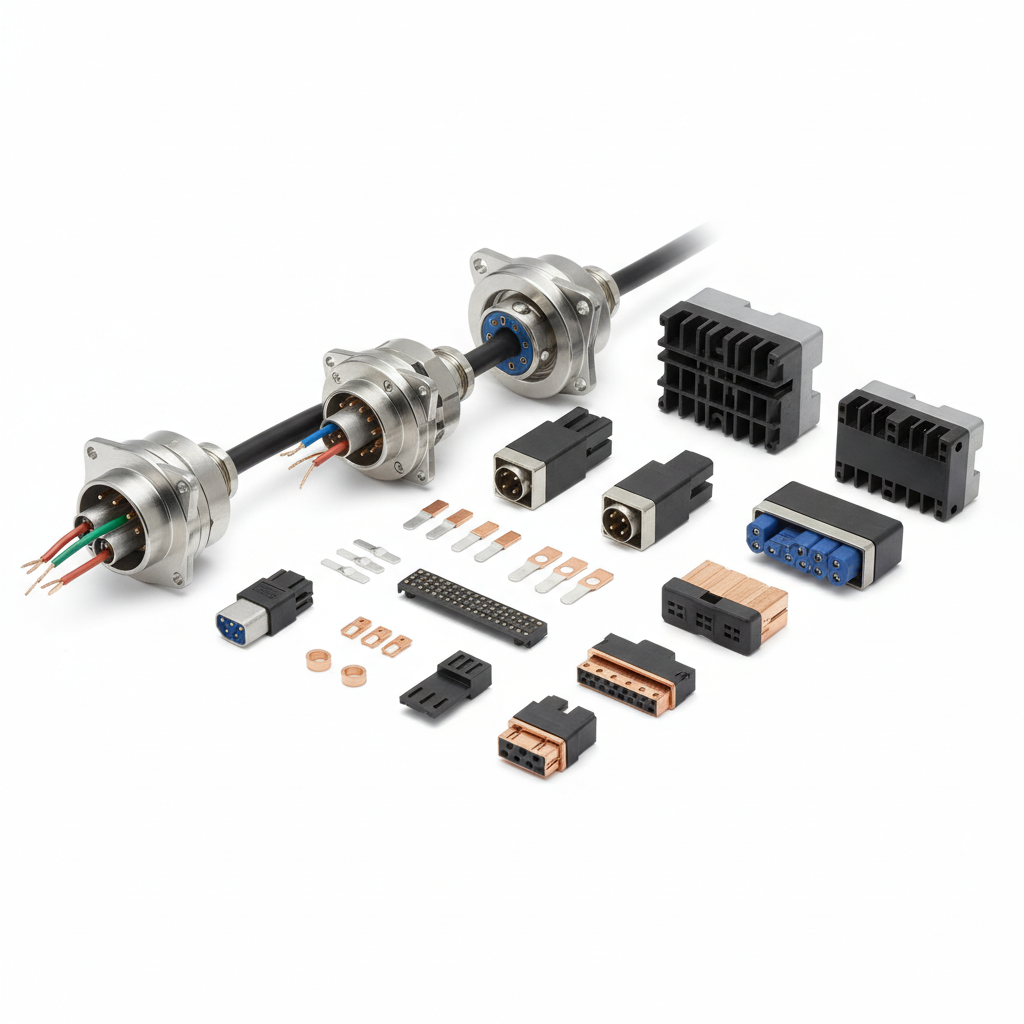 Conectores elétricos variados